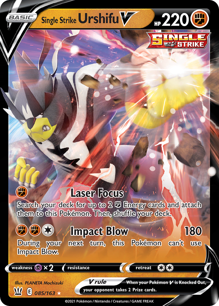 Single Strike Urshifu V 85 / 163