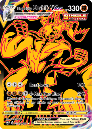 Single Strike Urshifu VMAX TG29 / 172