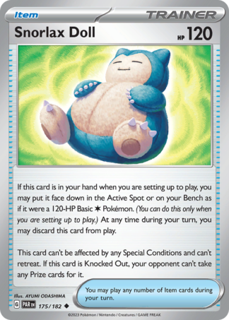 Snorlax Doll 175 / 182