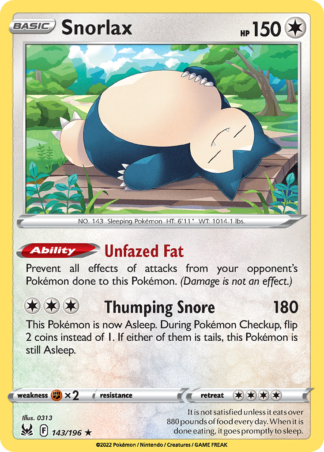 Snorlax 143 / 196