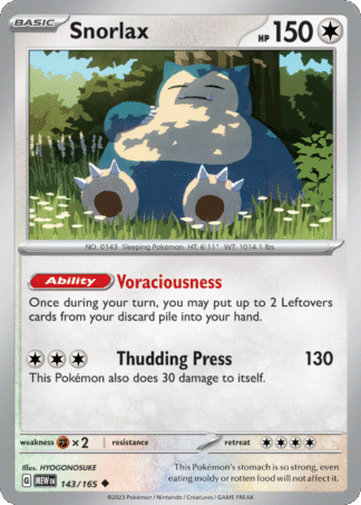 Snorlax 143 / 165