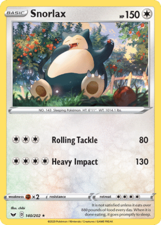 Snorlax 140 / 202