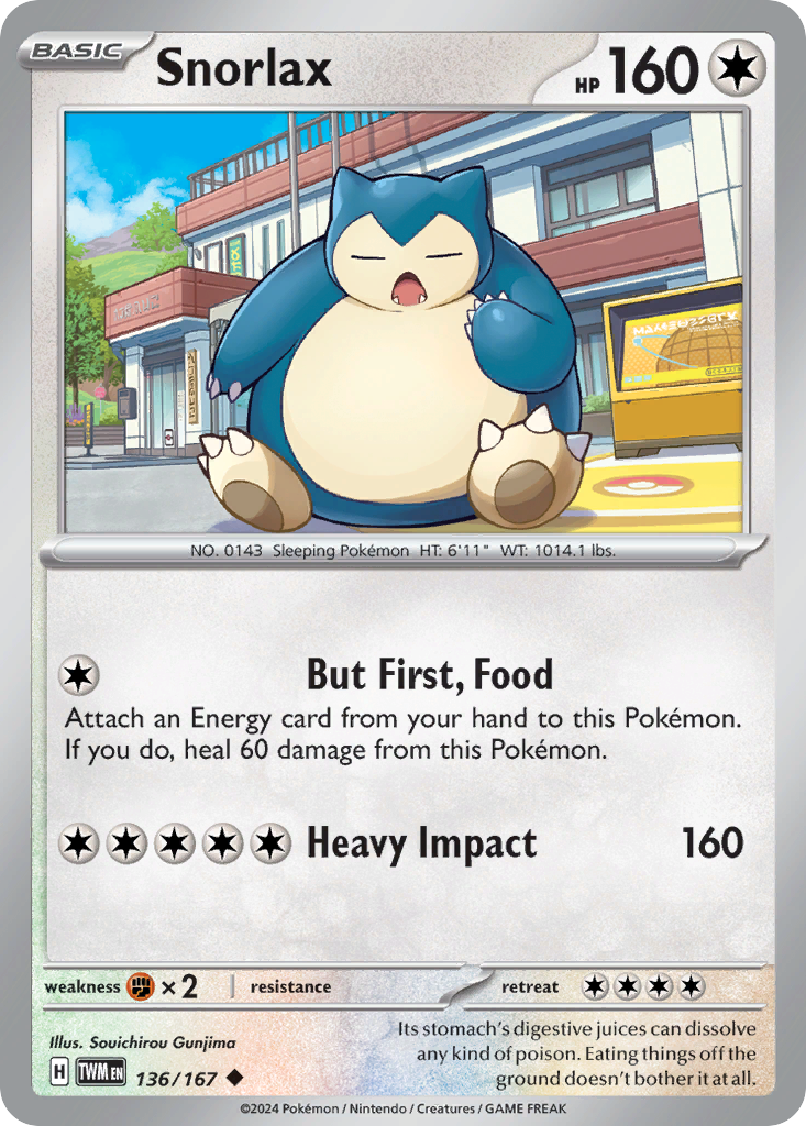 Snorlax 136 / 167