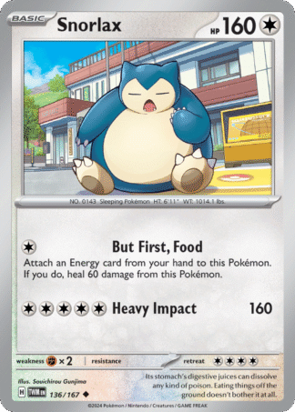 Snorlax 136 / 167