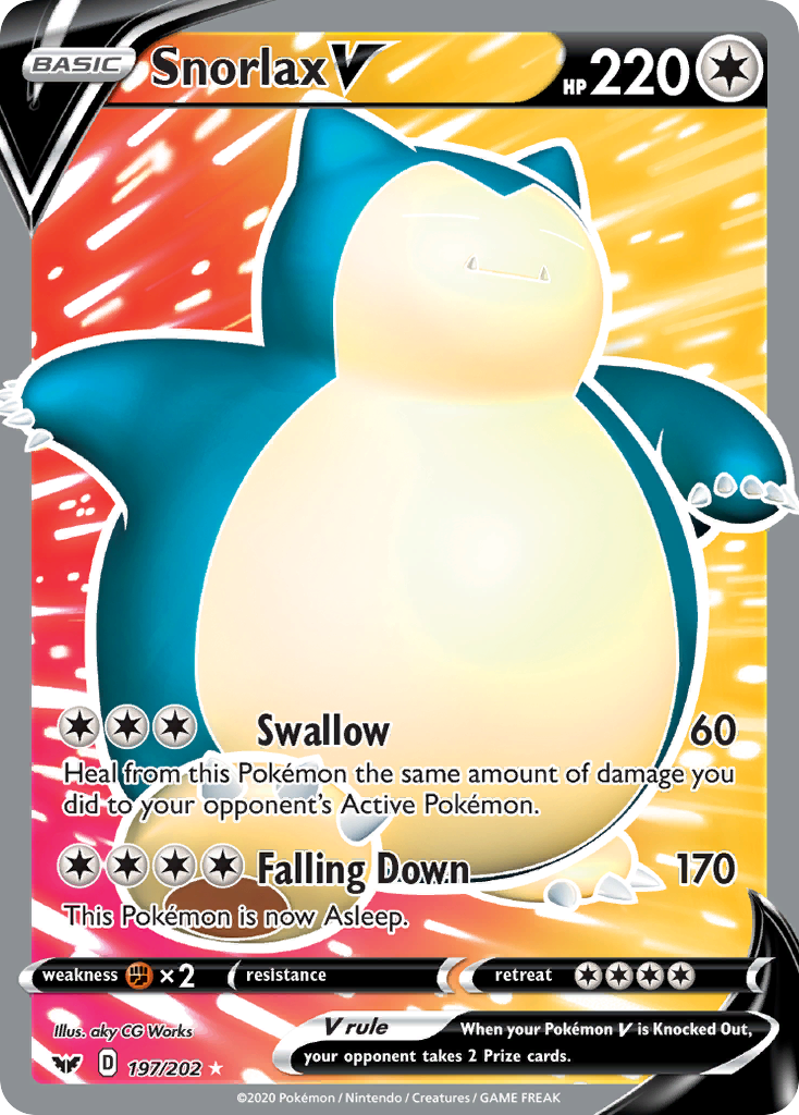 Snorlax V 197 / 202