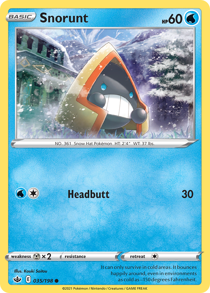 Snorunt 35 / 198