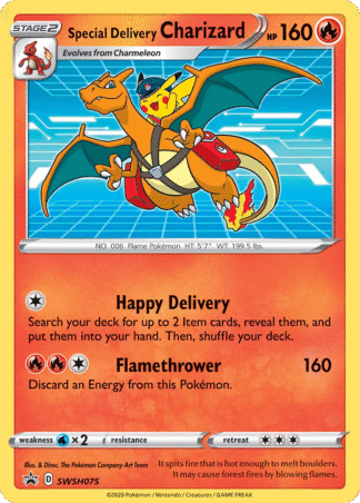 Special Delivery Charizard SWSH075 / 307