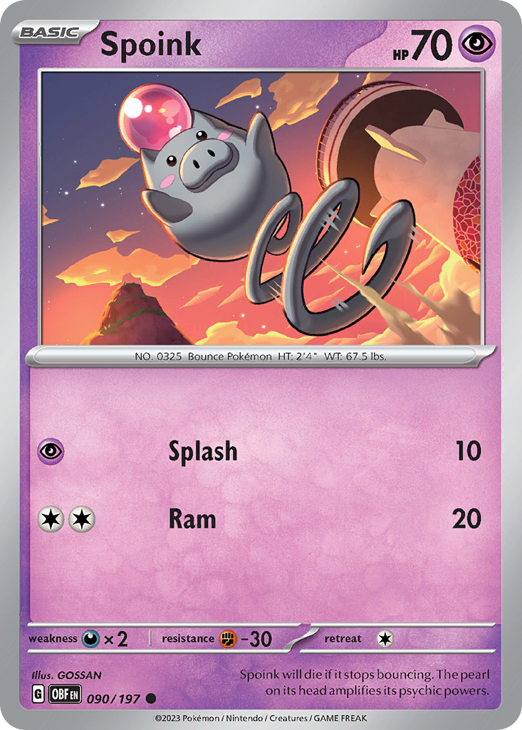 Spoink 90 / 197