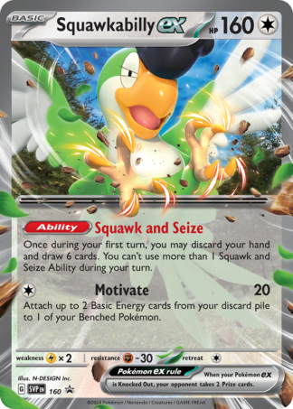 Squawkabilly ex 160 / 150