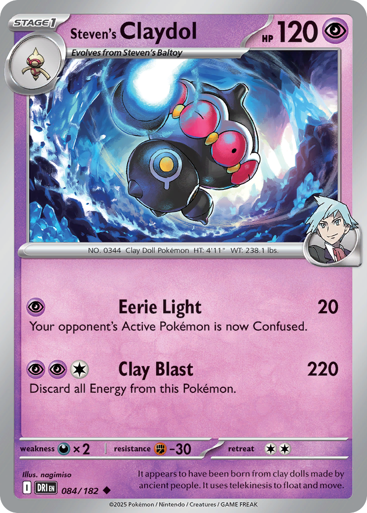 Steven’s Claydol 84 / 182