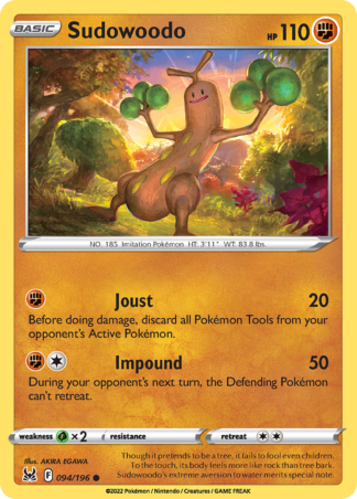 Sudowoodo 94 / 196