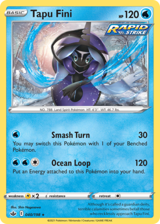Tapu Fini 40 / 198