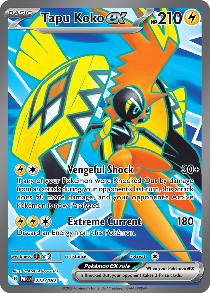 Tapu Koko ex 222 / 182