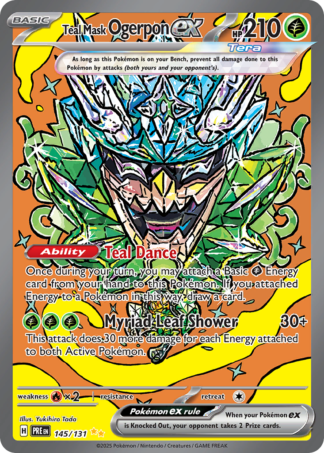 Teal Mask Ogerpon ex 145 / 131