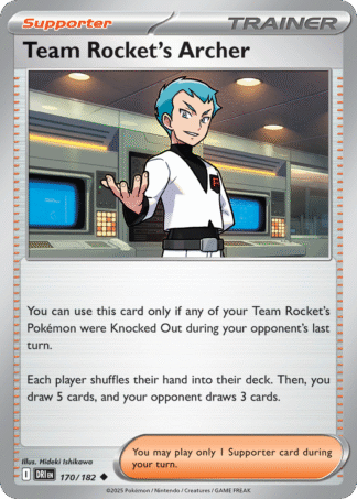 Team Rocket’s Archer 170 / 182