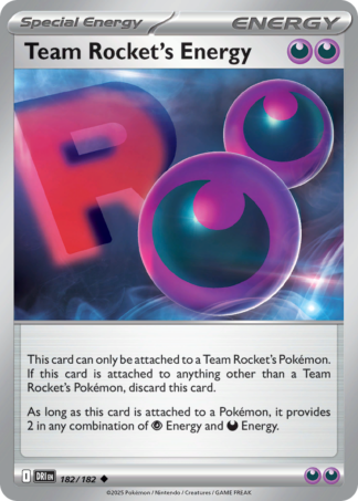 Team Rocket's Energy 182 / 182