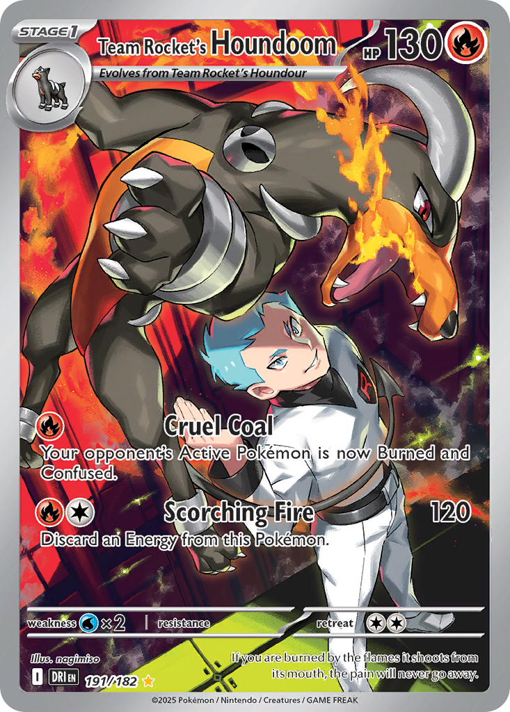 Team Rocket's Houndoom 191 / 182