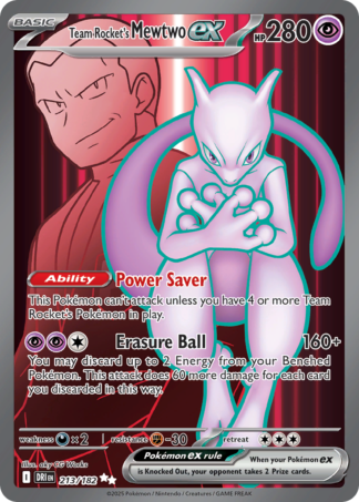 Team Rocket's Mewtwo ex 213 / 182