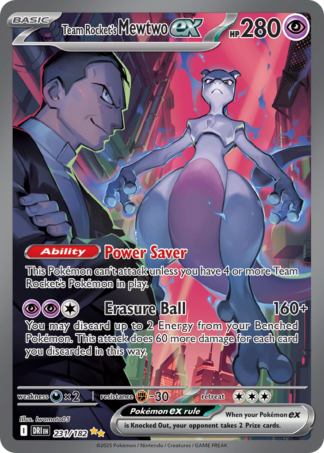 Team Rocket's Mewtwo ex 231 / 182