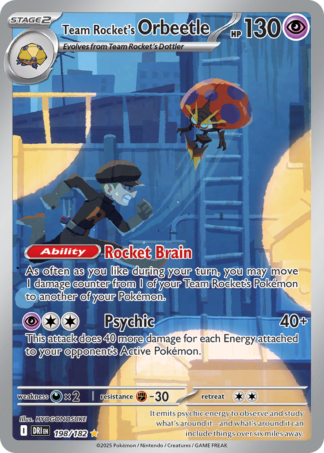 Team Rocket's Orbeetle 198 / 182
