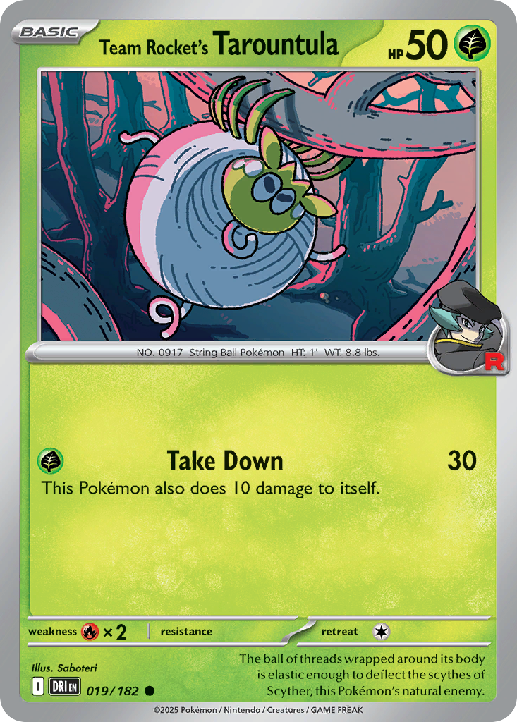 Team Rocket’s Tarountula 19 / 182