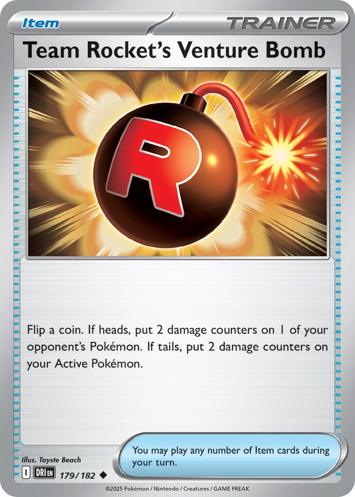 Team Rocket's Venture Bomb 179 / 182
