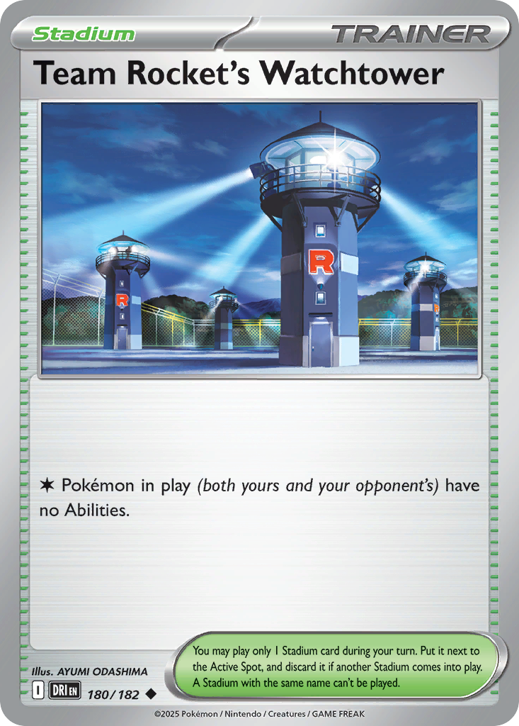 Team Rocket's Watchtower 180 / 182