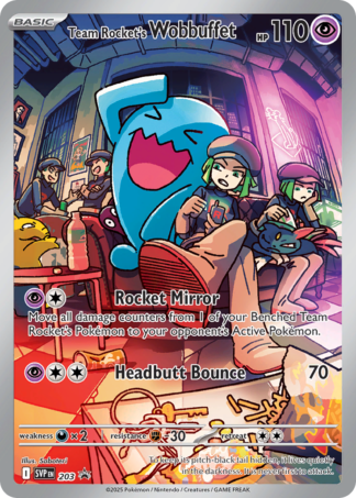 Team Rocket's Wobbuffet 203 / 198