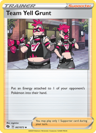 Team Yell Grunt 67 / 73
