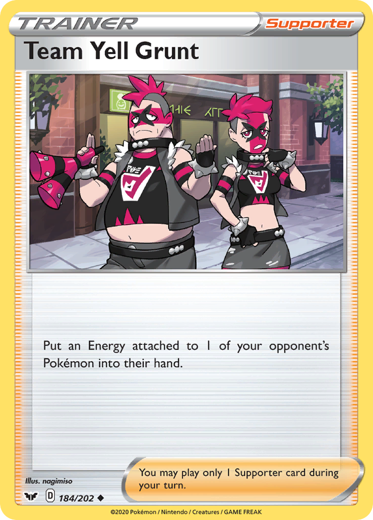 Team Yell Grunt 184 / 202