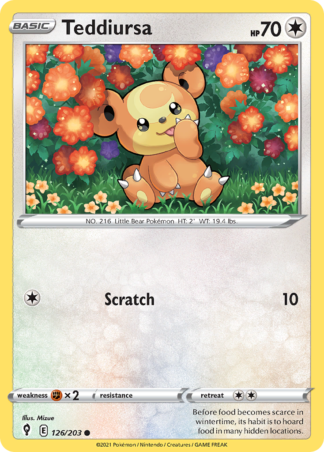 Teddiursa 126 / 203