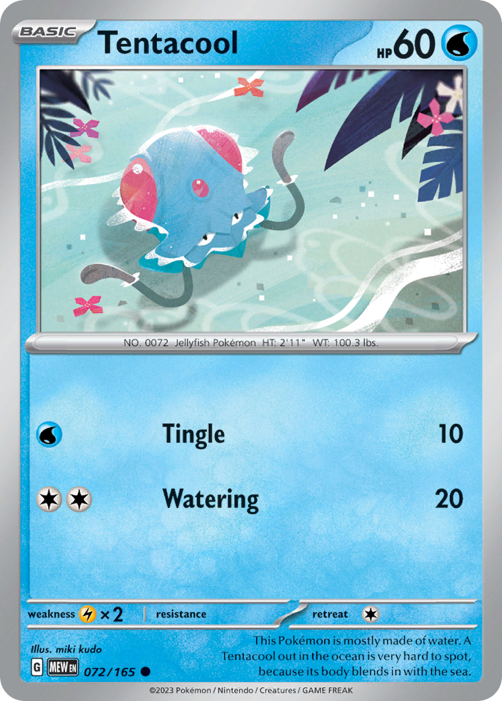 Tentacool 72 / 165