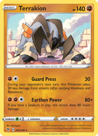 Terrakion 92 / 185