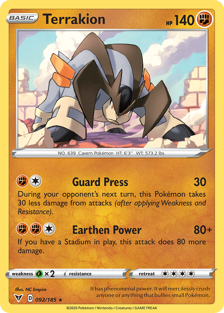 Terrakion 92 / 185