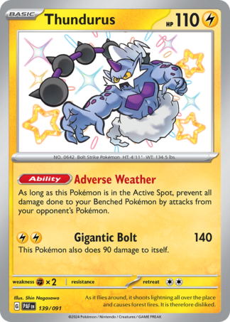 Thundurus 139 / 91