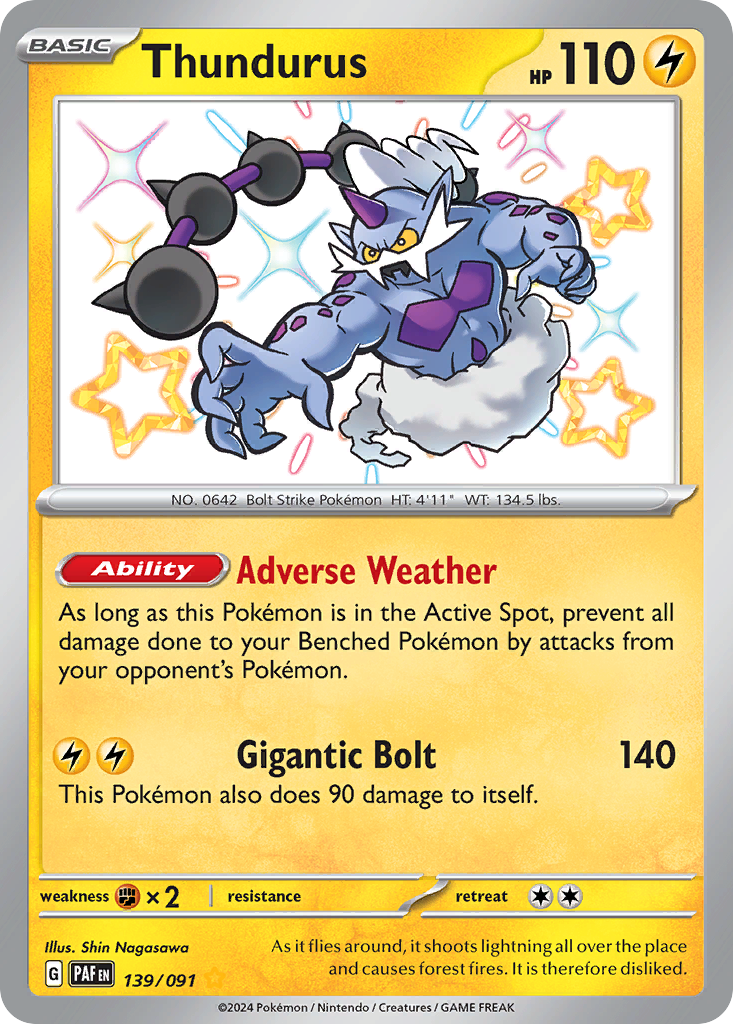 Thundurus 139 / 91