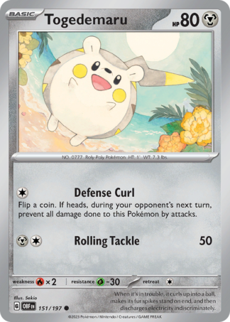 Togedemaru 151 / 197