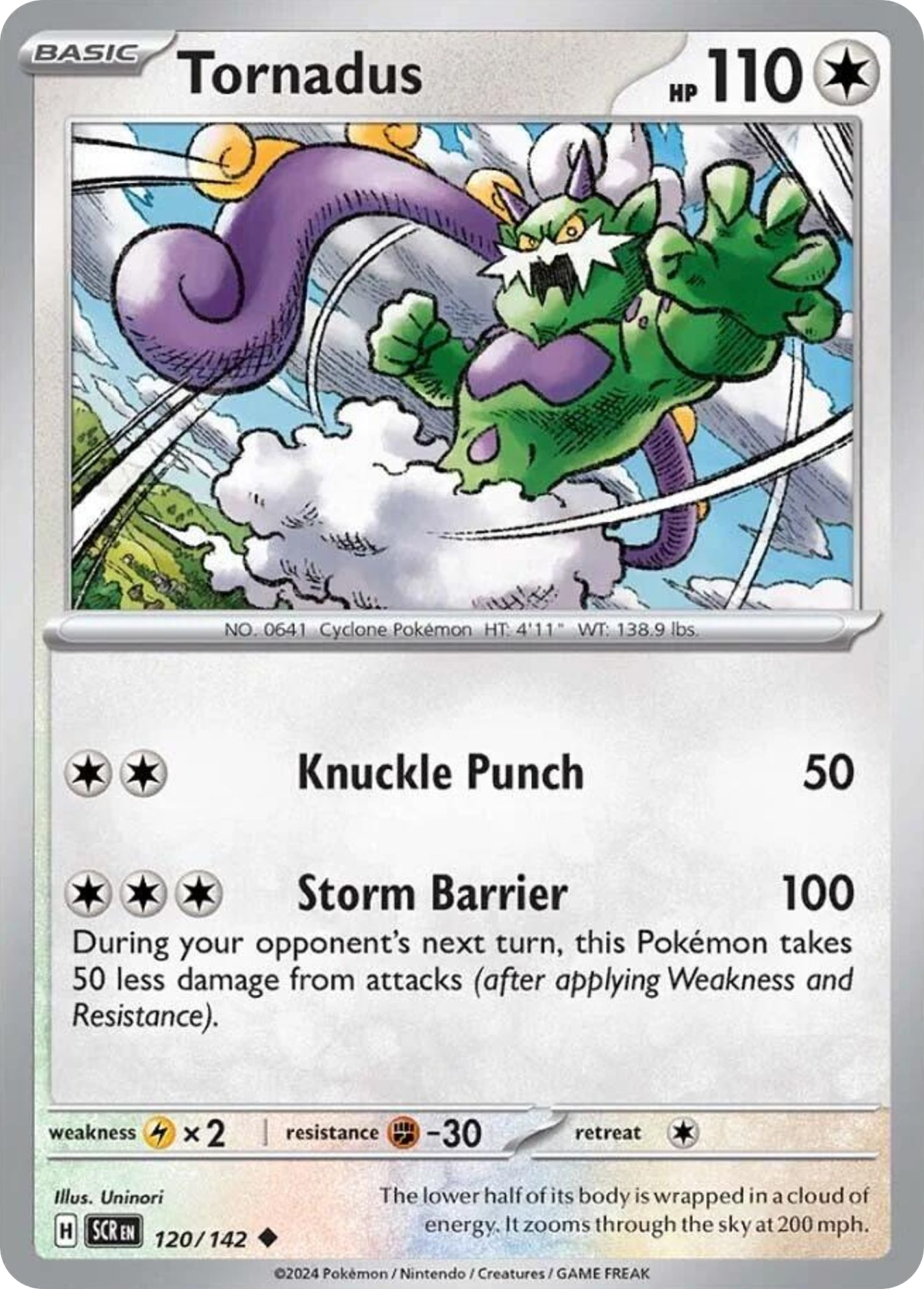 Tornadus 120 / 142