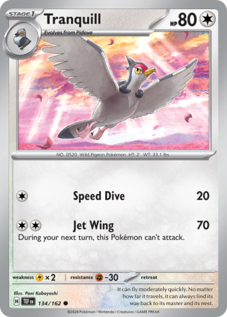 Tranquill 134 / 162