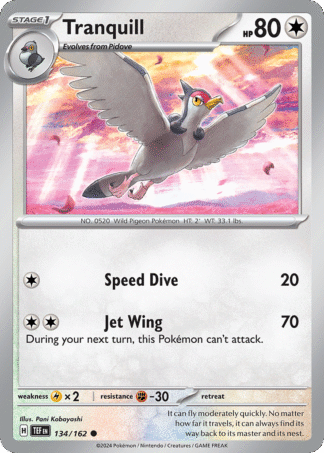 Tranquill 134 / 162