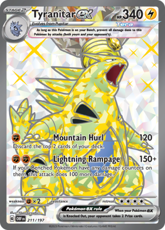 Tyranitar ex 211 / 197