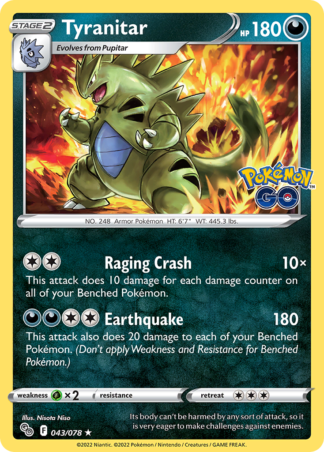 Tyranitar 43 / 78