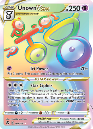 Unown VSTAR 199 / 195