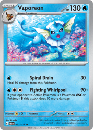 Vaporeon 22 / 131