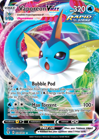 Vaporeon VMAX 30 / 203