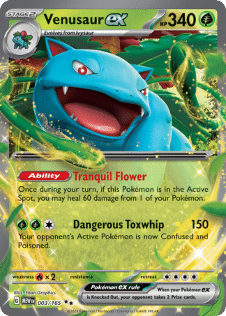 Venusaur ex 3 / 165