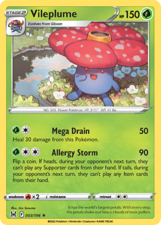 Vileplume 3 / 196
