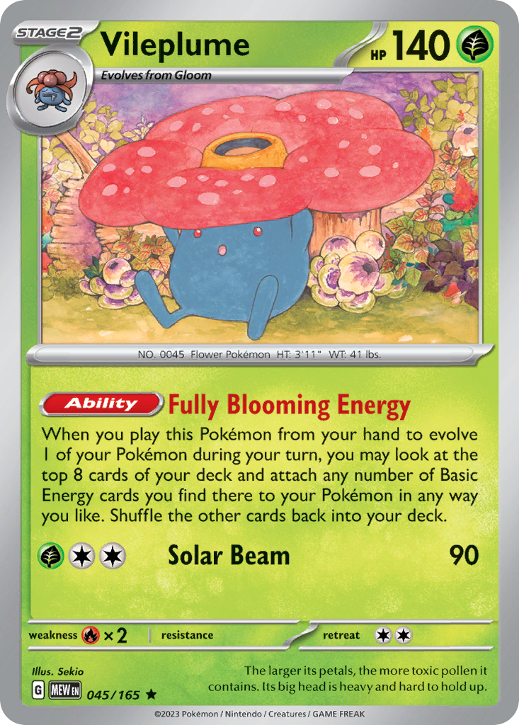 Vileplume 45 / 165