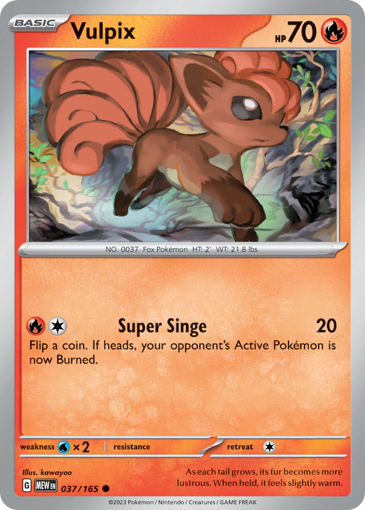 Vulpix 37 / 165
