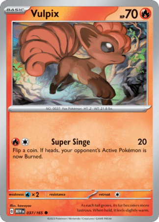 Vulpix 37 / 165